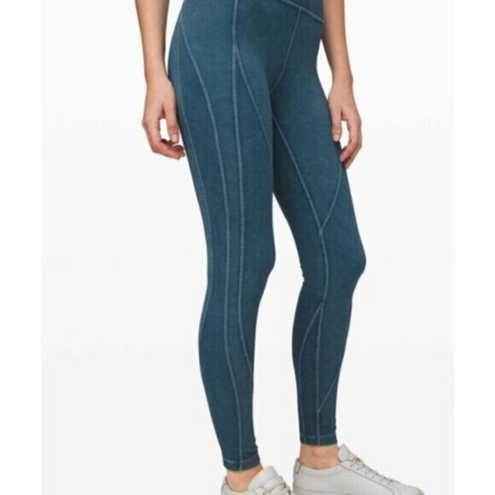 Lululemon Wunder Under Luxtreme High-Rise Tight Luxtreme 2 Washed Night Diver - Picture 3 of 9